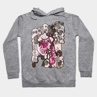 Two angry poodles Hoodie